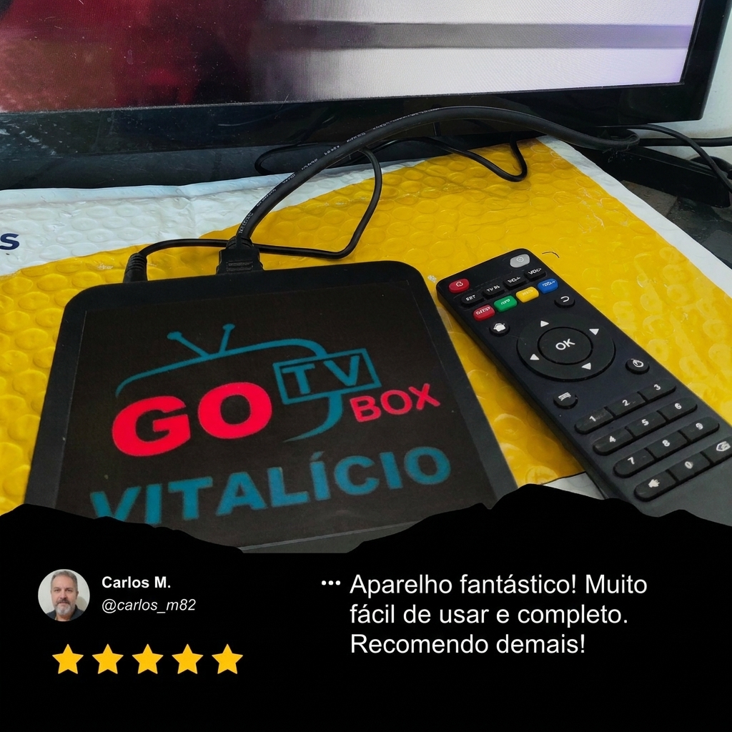 Sou cliente GO TV desde 2022. Excelente aparelho, roda liso e o suporte é excelente. Re