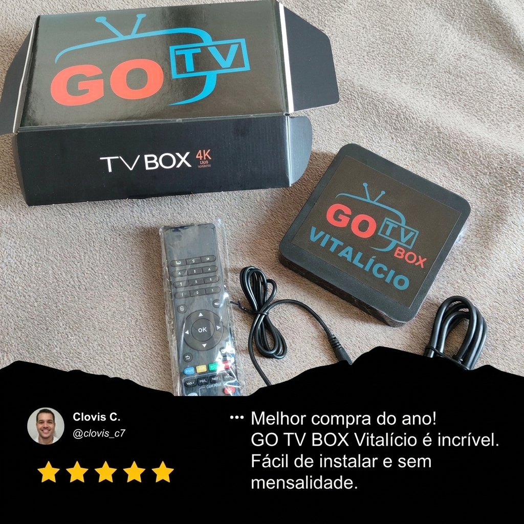 Sou cliente GO TV desde 2022. Excelente aparelho, roda liso e o suporte é excelente. Re